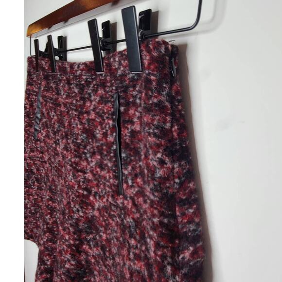 Ann Taylor red white black wool blend skirt - 12p 12 petite - Picture 2 of 6